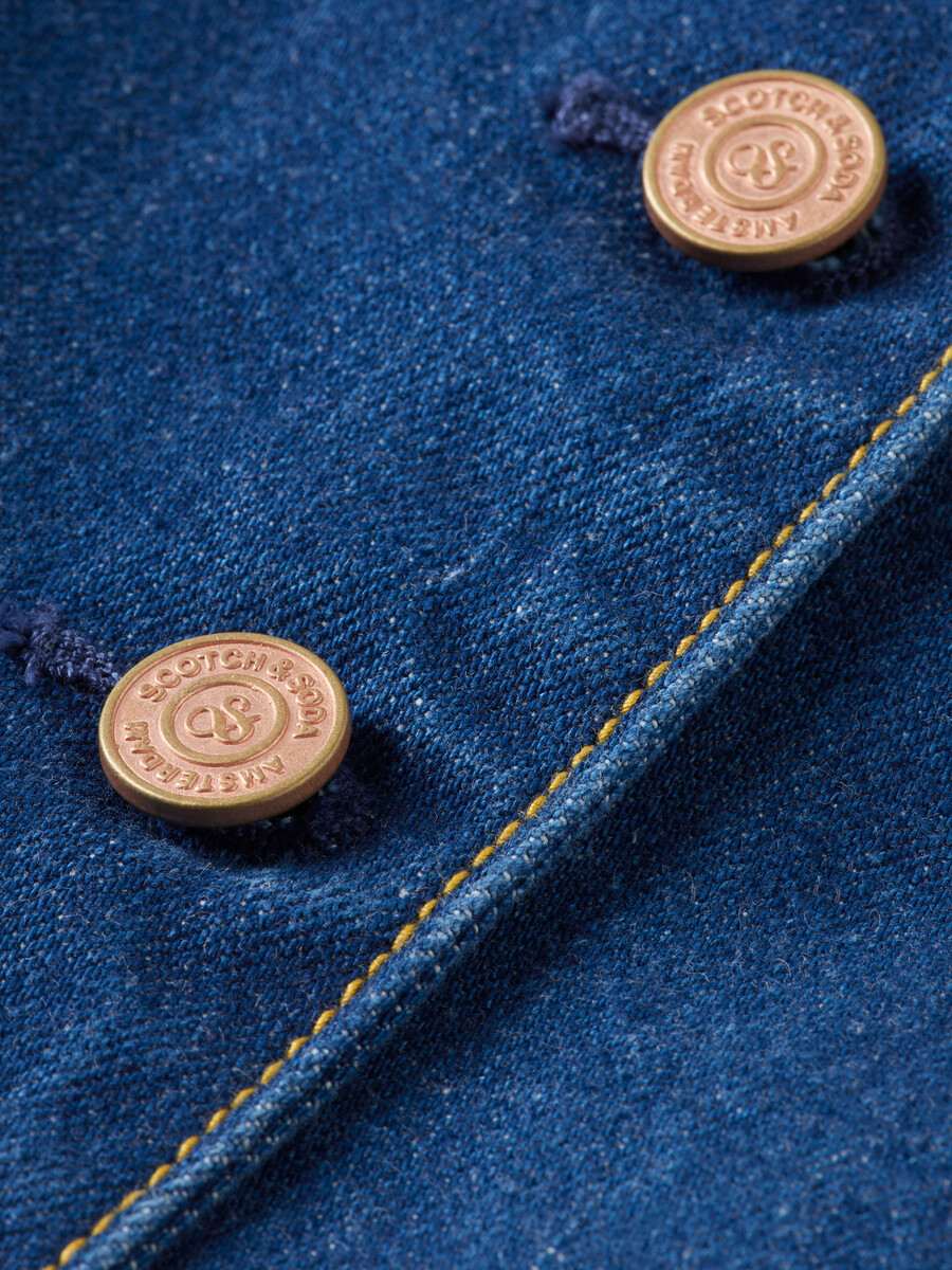 gilet in denim aderente city fresh
