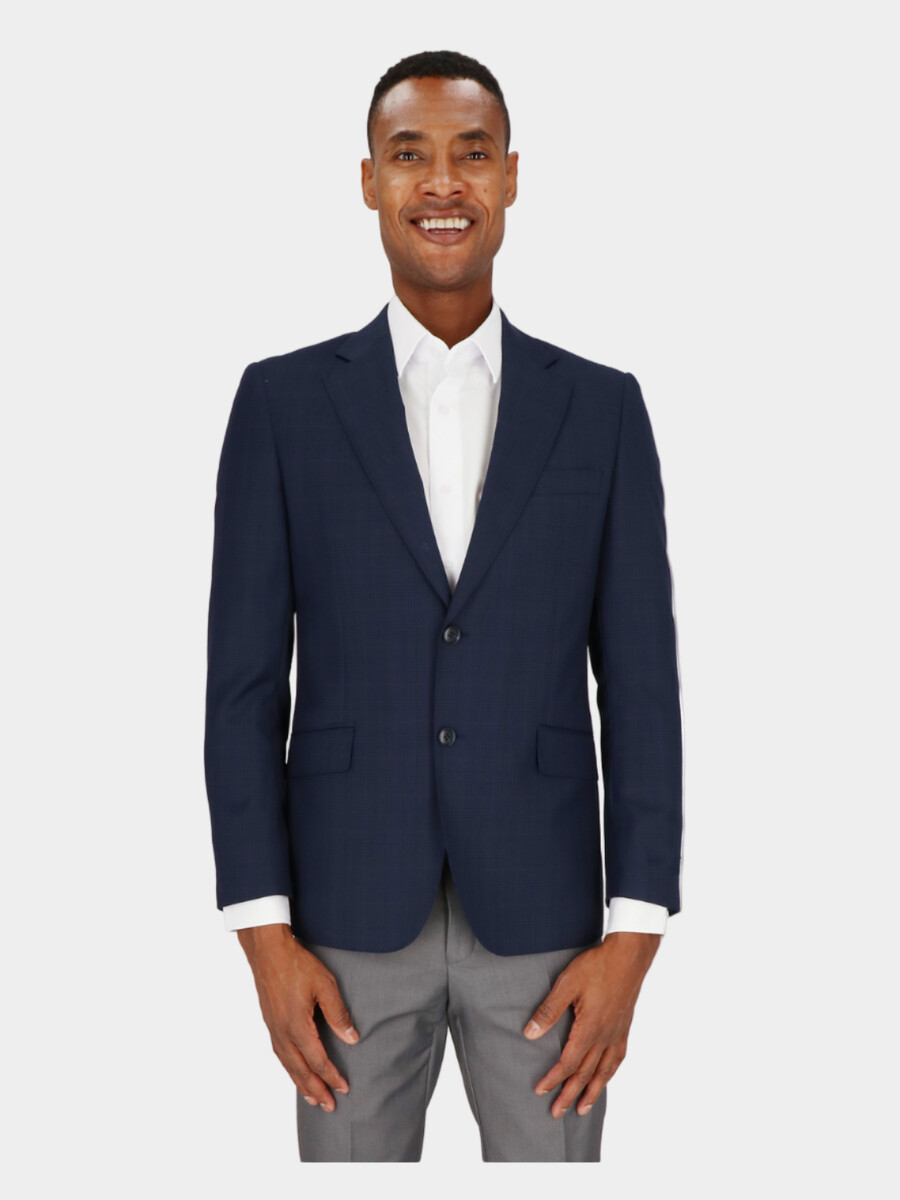 giacca sportiva slim fit con due bottoni e revers a lancia