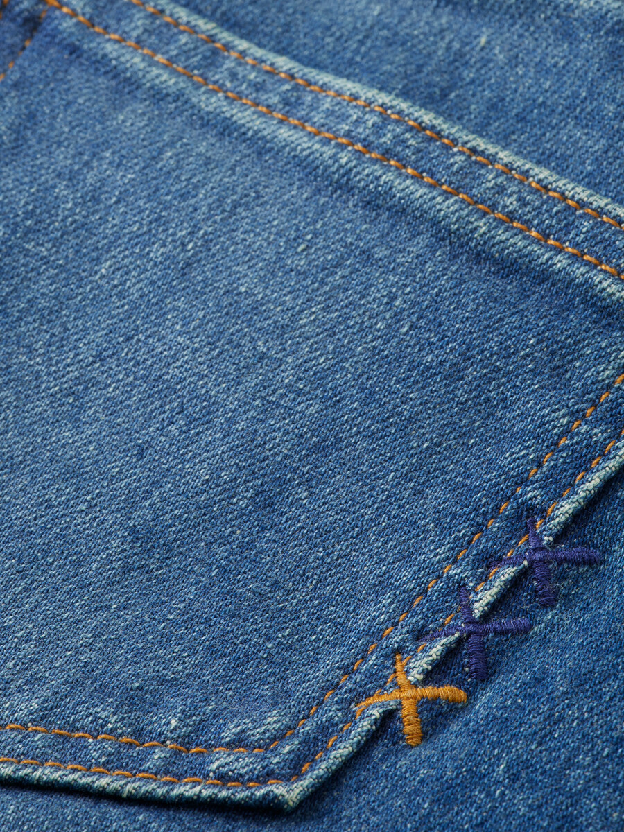 jeans dean loose tapered da ragazzo blu classico