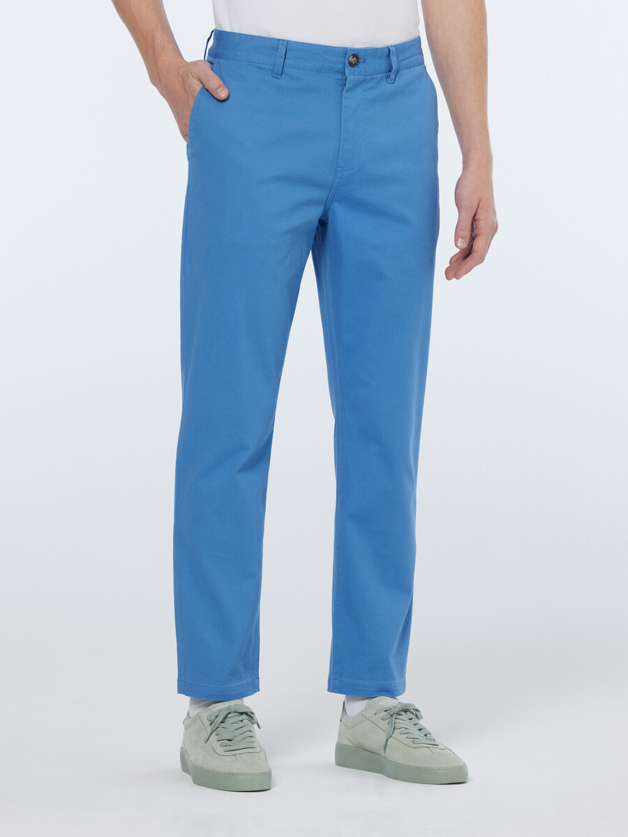 chino in misto cotone lavato alla deriva