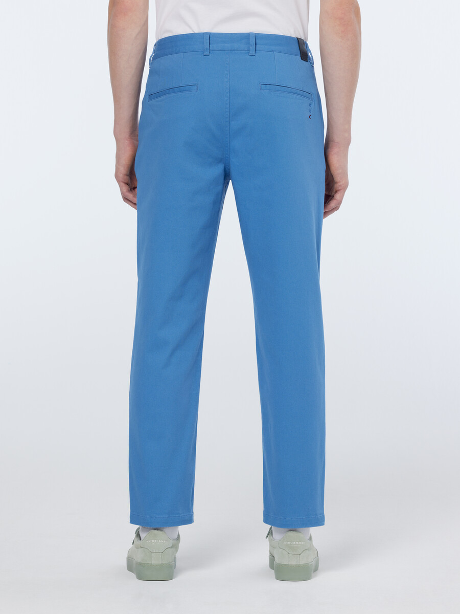 chino in misto cotone lavato alla deriva