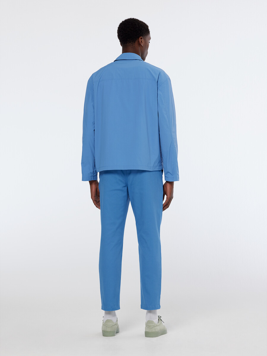 chino in misto cotone lavato alla deriva