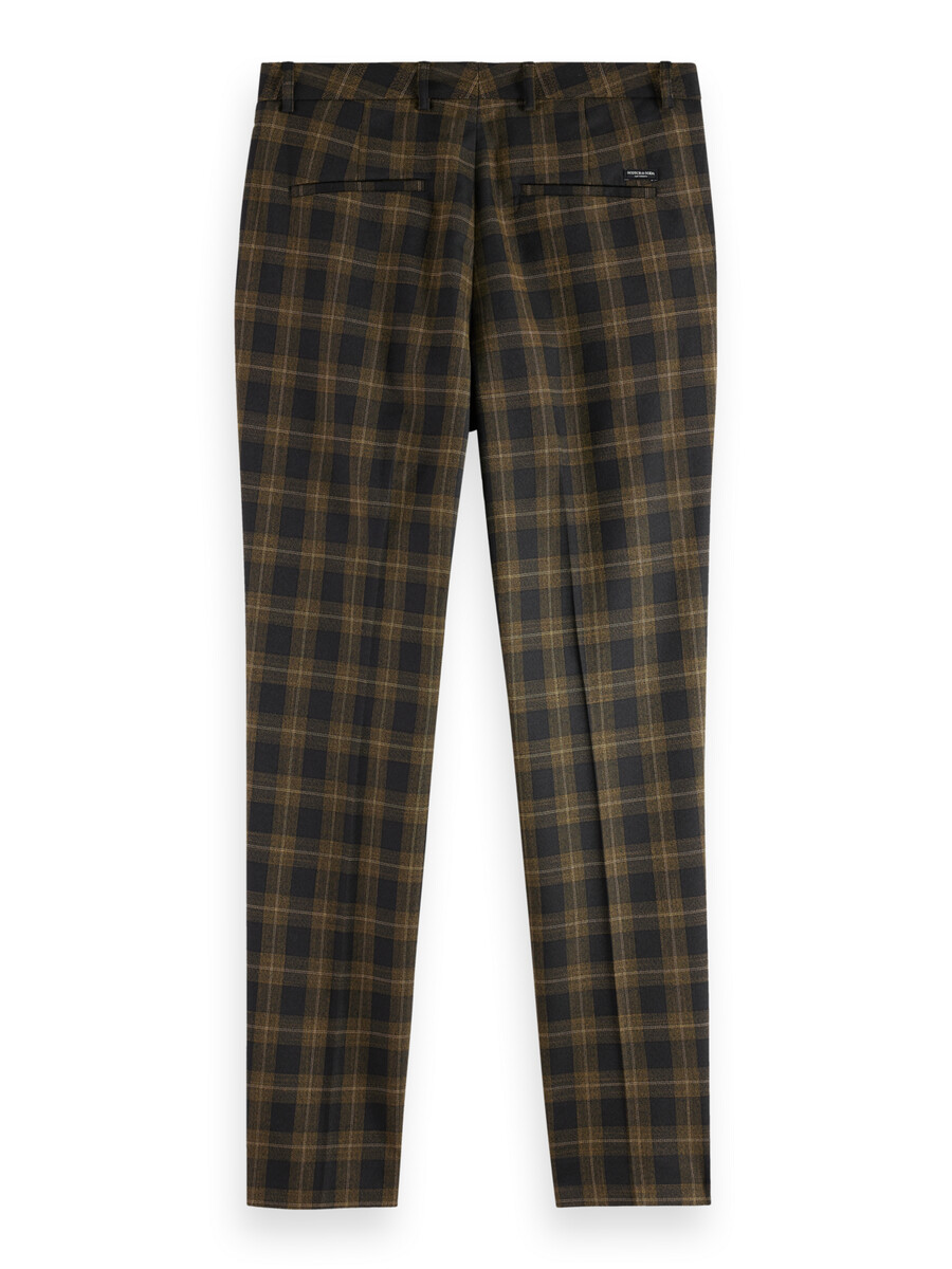 chino sartoriale a quadri tinto in filo irving