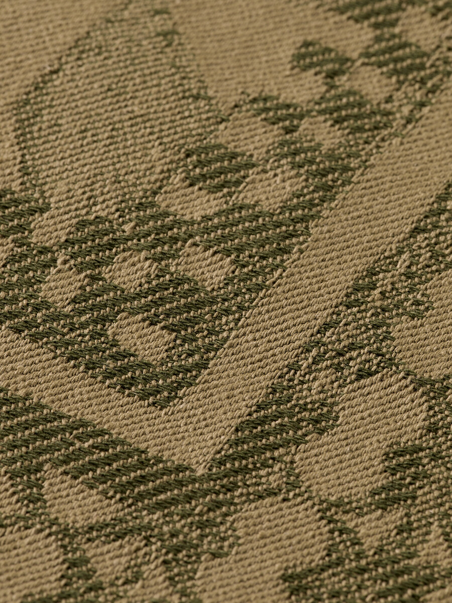 giacca in misto cotone jacquard