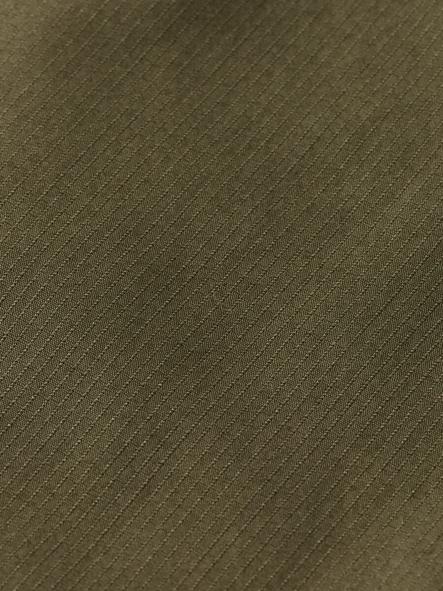blazer militare in cotone ripstop destrutturato dalla vestibilità rilassata