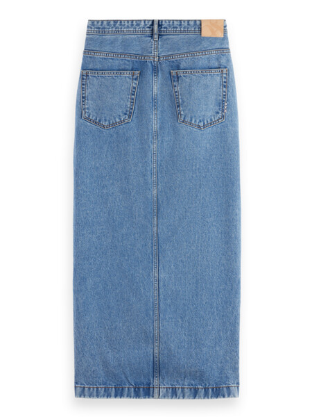 gonna lunga in denim a vita bassa lakehouse