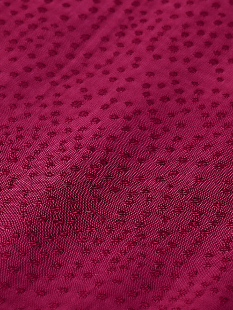 abito midi avvolgente in jacquard