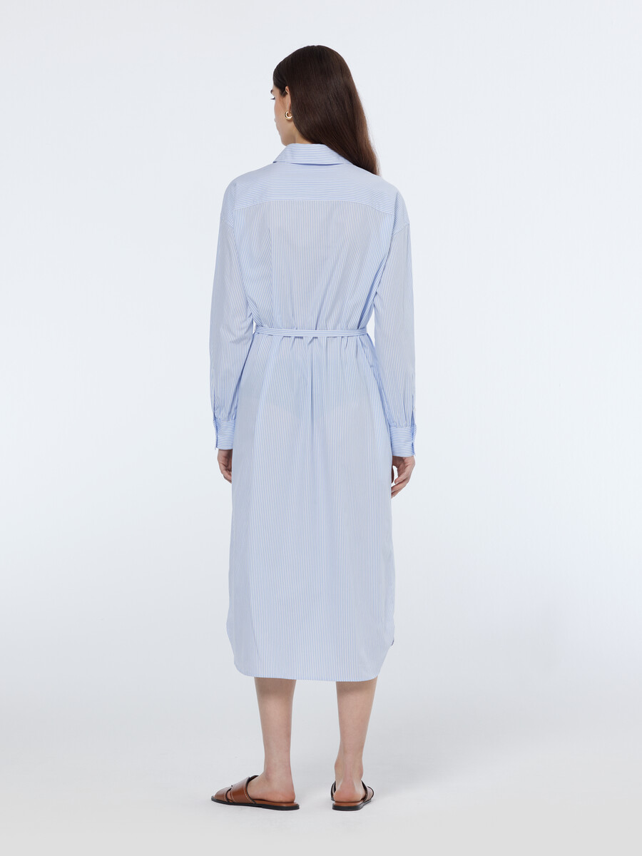 essentials — abito camicia in popeline