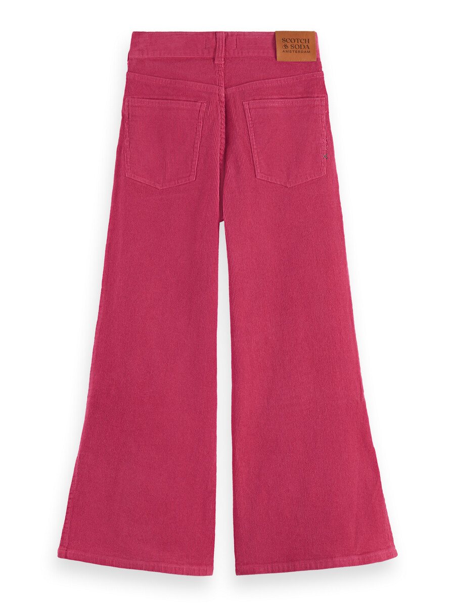 jeans a gamba larga the wave da bambina - velluto a coste