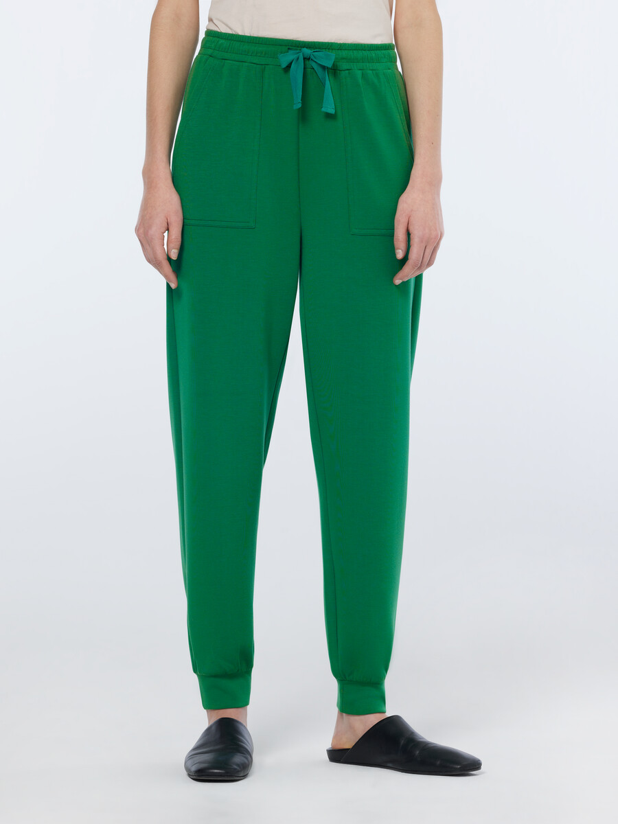 pantaloni della tuta in modal con risvolto