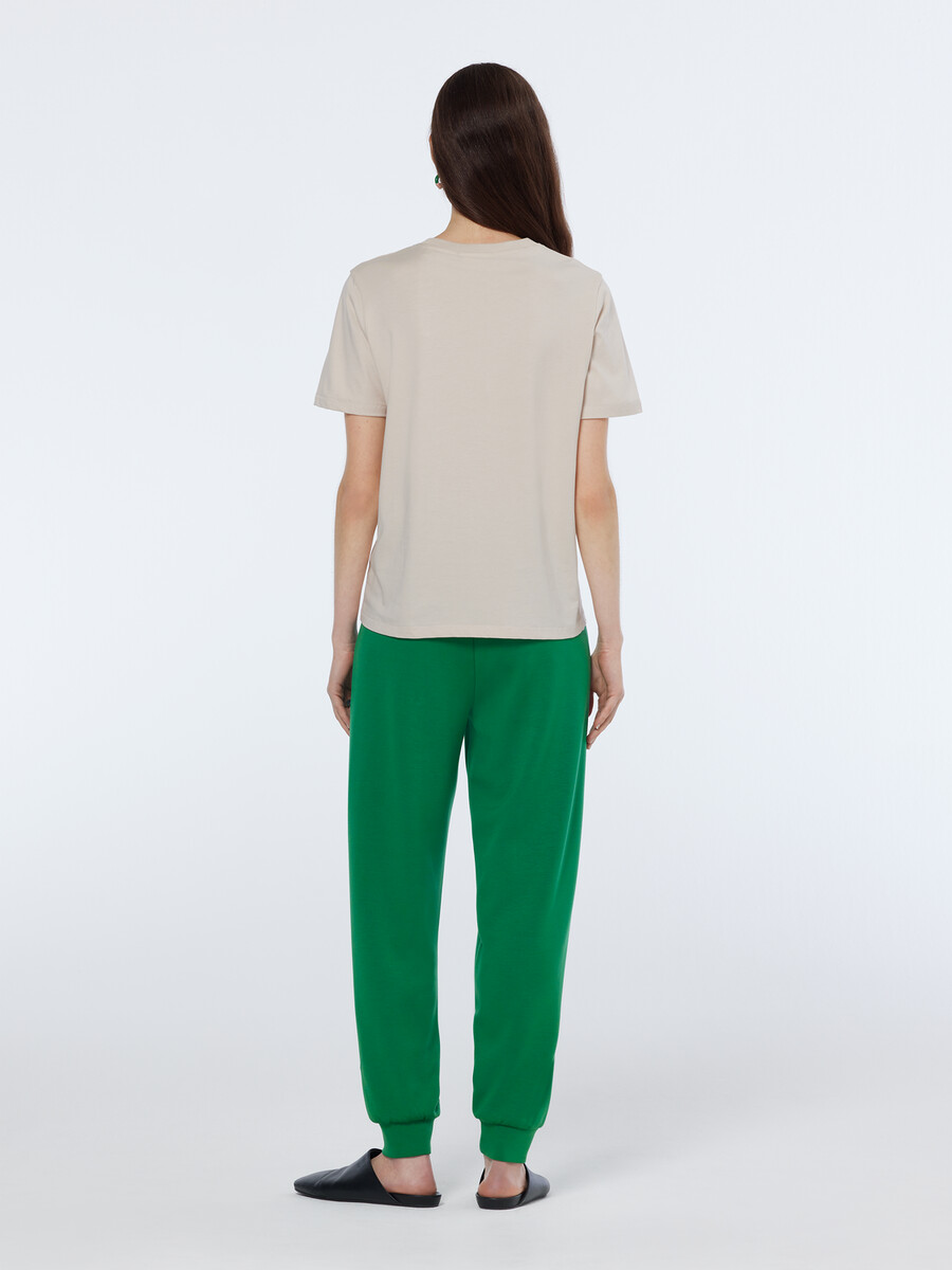 pantaloni della tuta in modal con risvolto