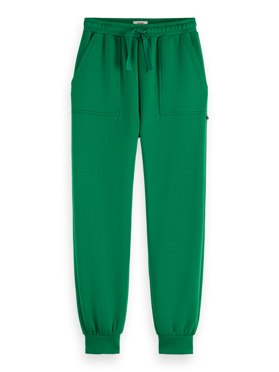 pantaloni della tuta in modal con risvolto