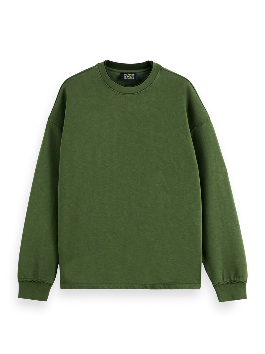 essentials — felpa con logo ricamato