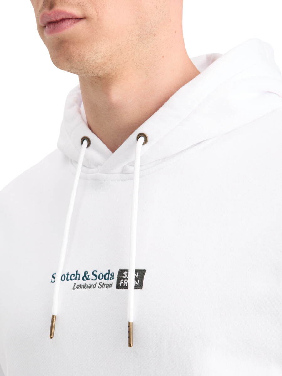 felpa con cappuccio san francisco relaxed fit