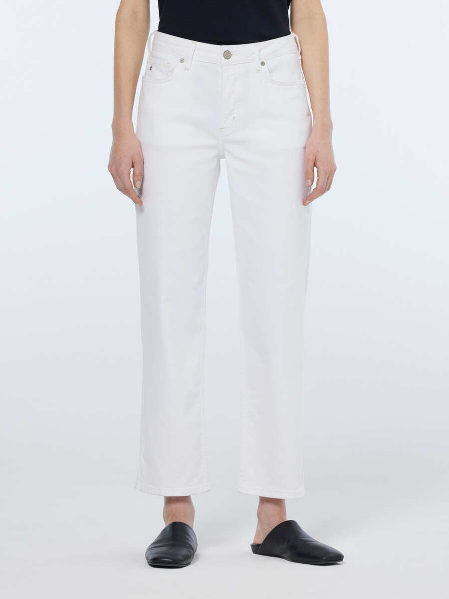 essentials — jeans sky straight bianco freddo