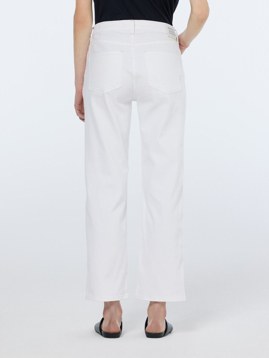 essentials — jeans sky straight bianco freddo