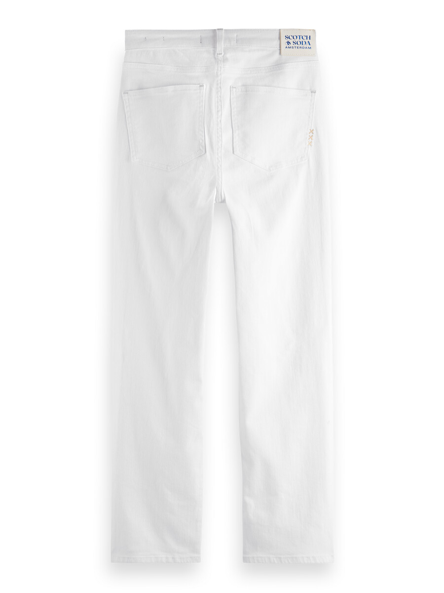 essentials — jeans sky straight bianco freddo