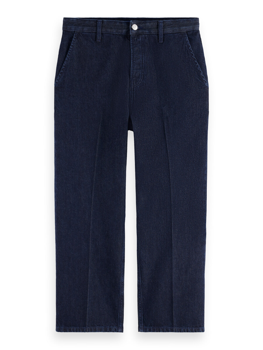 chino in denim dritto e corto beatitudine