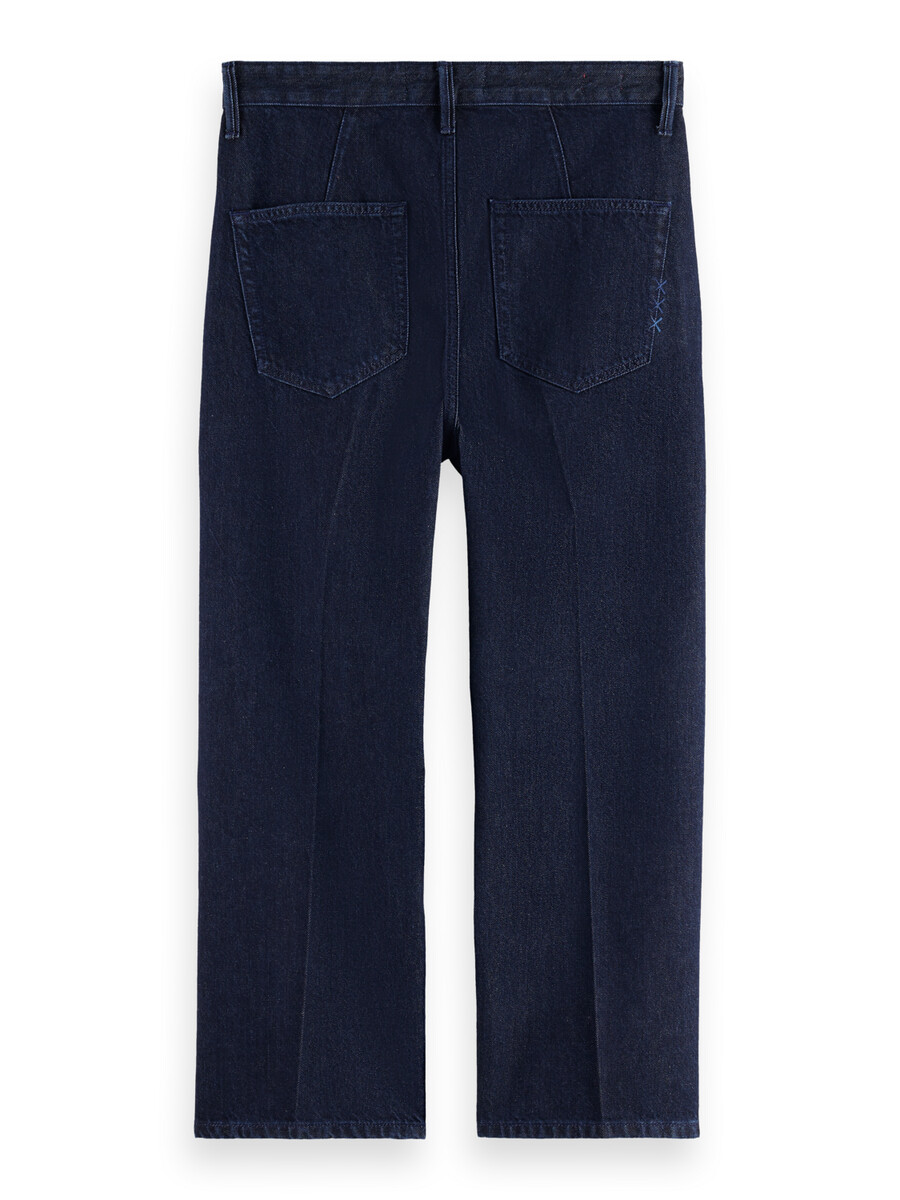 chino in denim dritto e corto beatitudine
