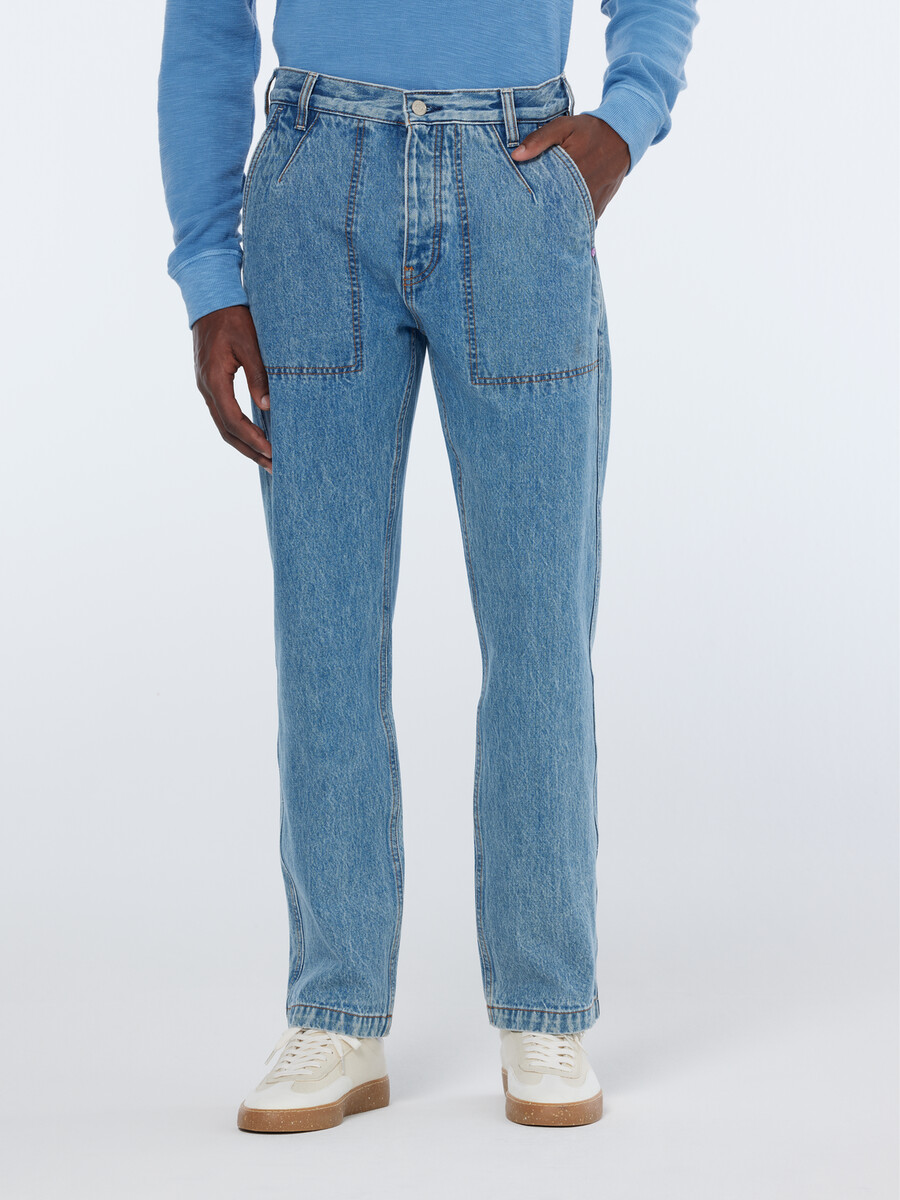 pantaloni in denim lavato the verve straight workwear lakehouse