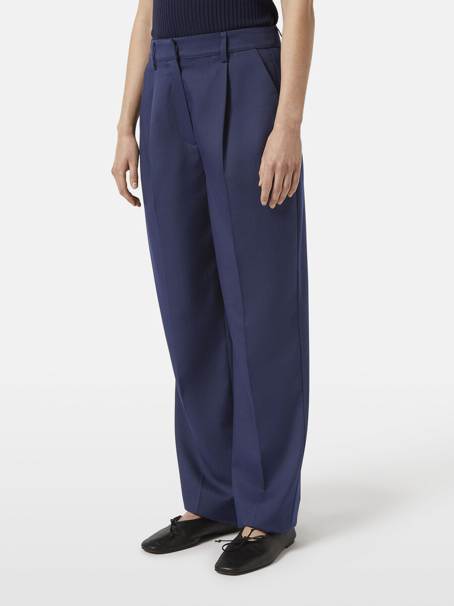 pantaloni a gamba larga con cintura fissa su misura edie