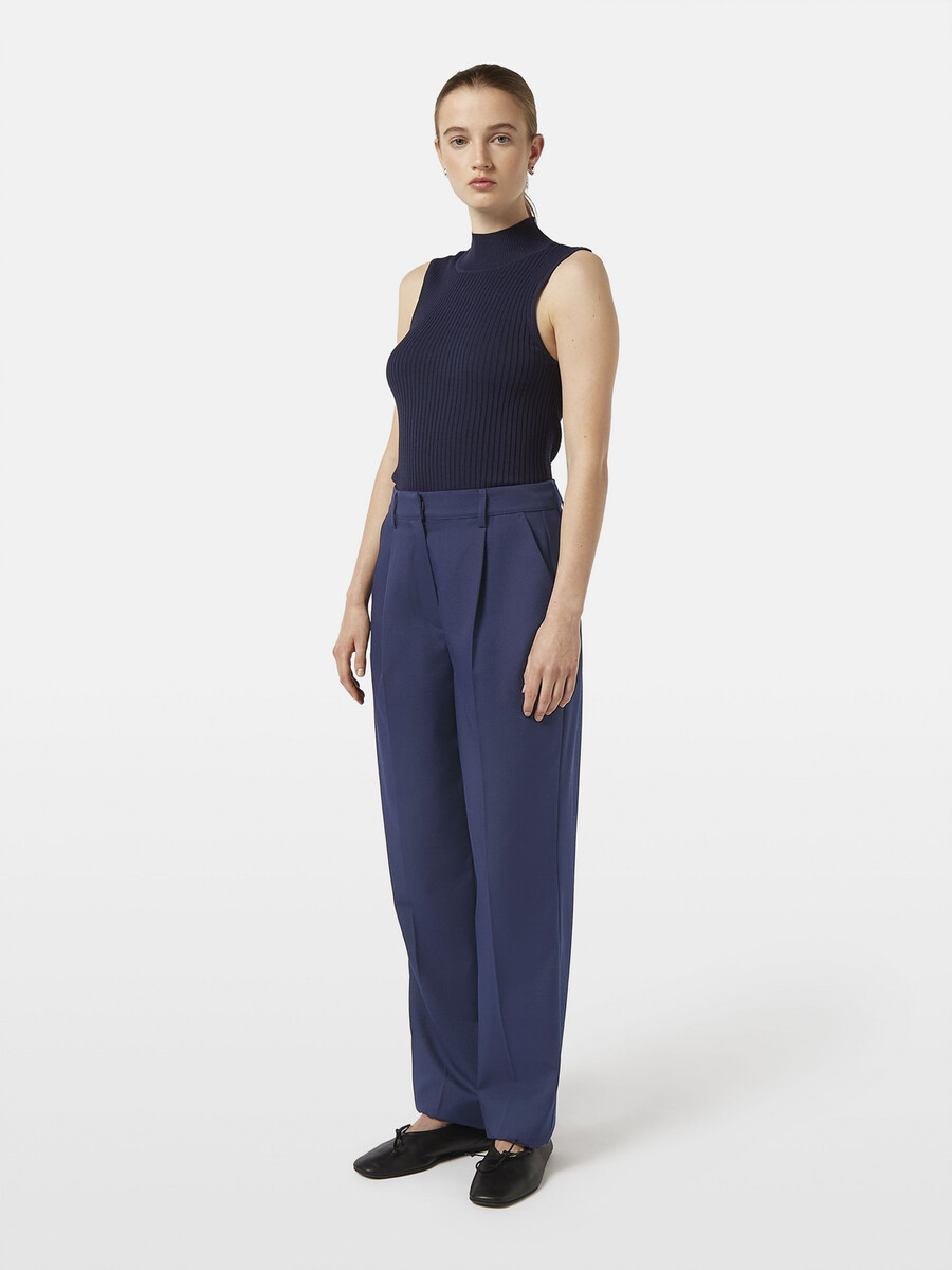 pantaloni a gamba larga con cintura fissa su misura edie
