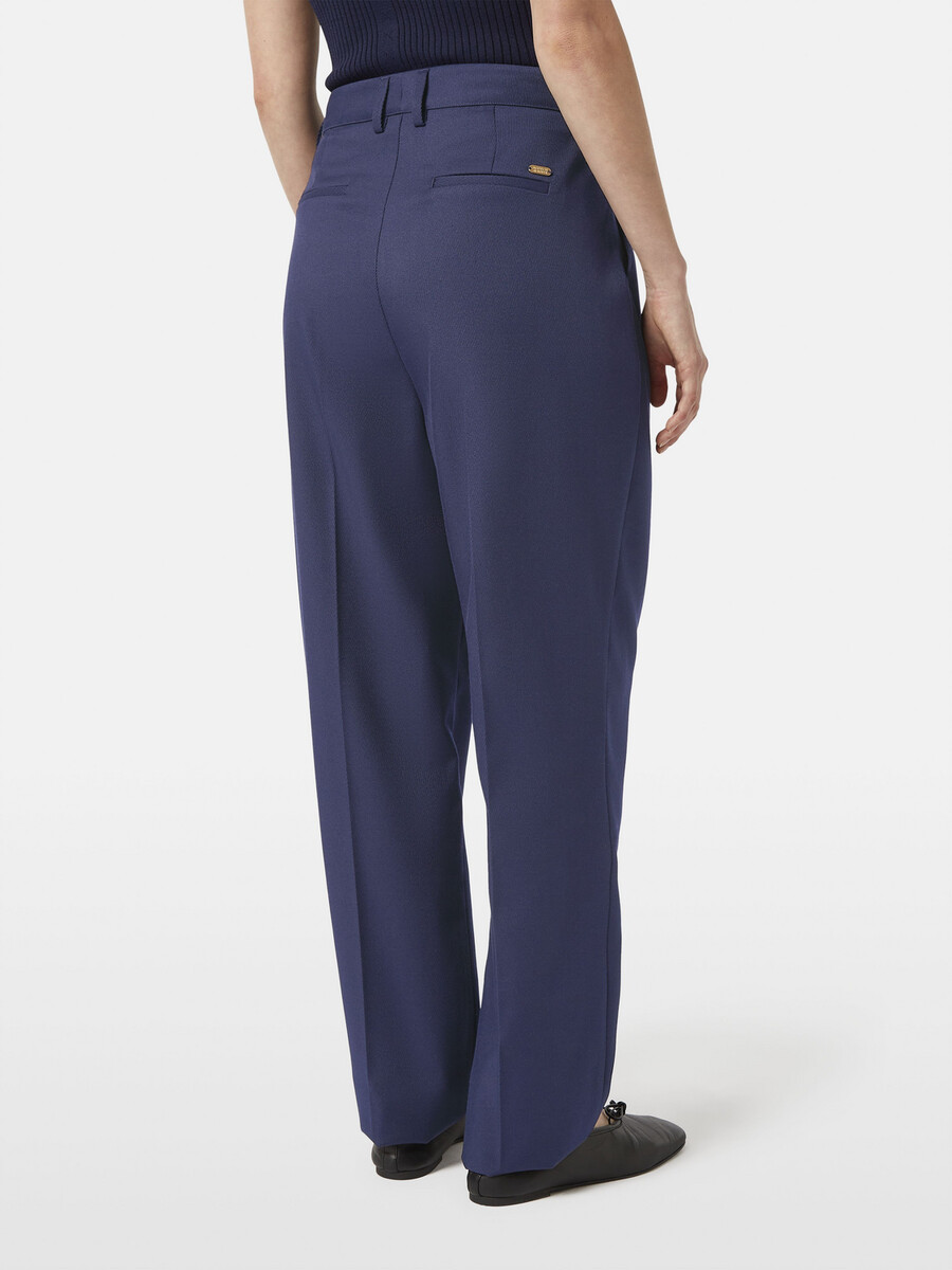 pantaloni a gamba larga con cintura fissa su misura edie