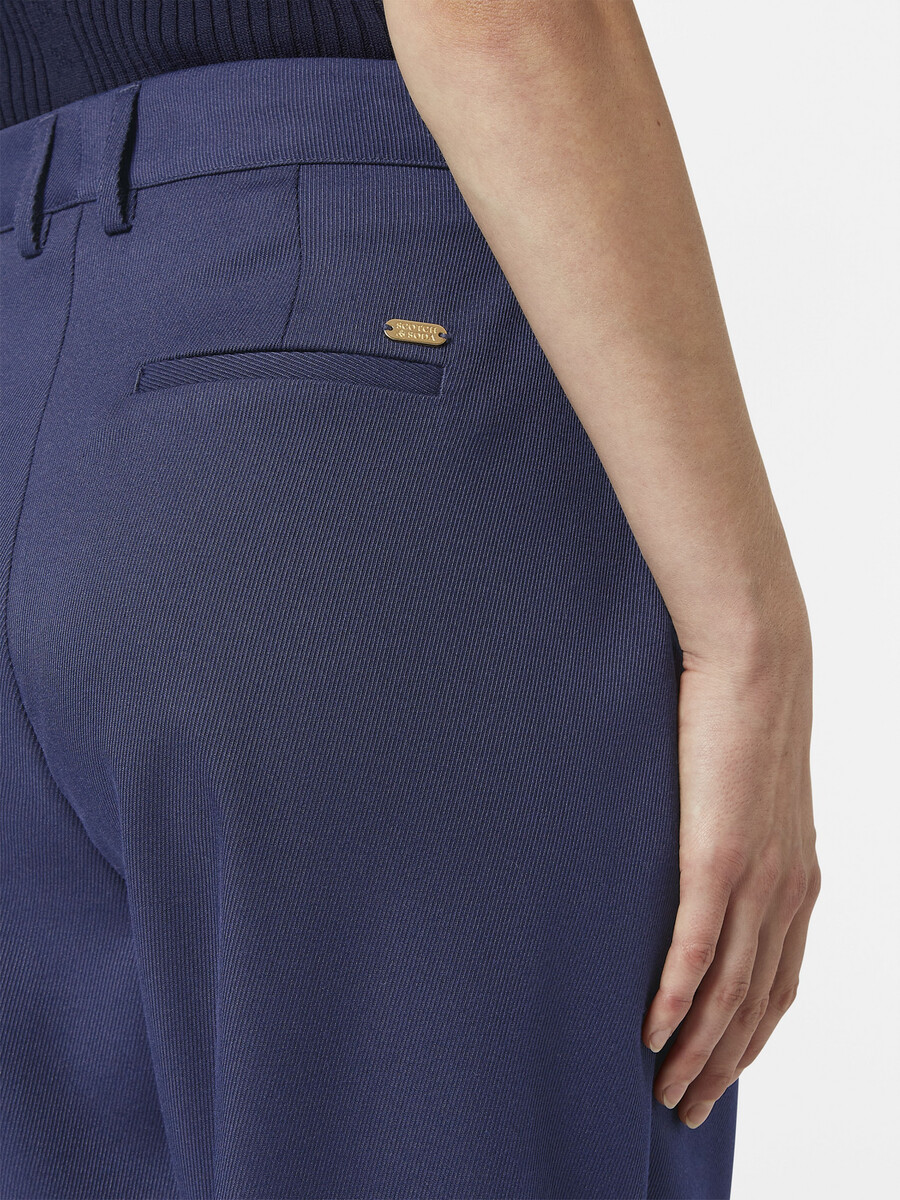pantaloni a gamba larga con cintura fissa su misura edie