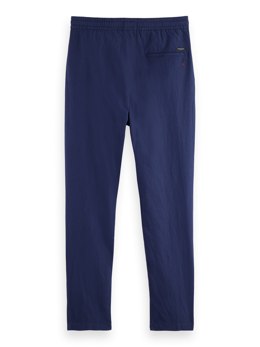pantaloni da jogging in twill misto lino warren