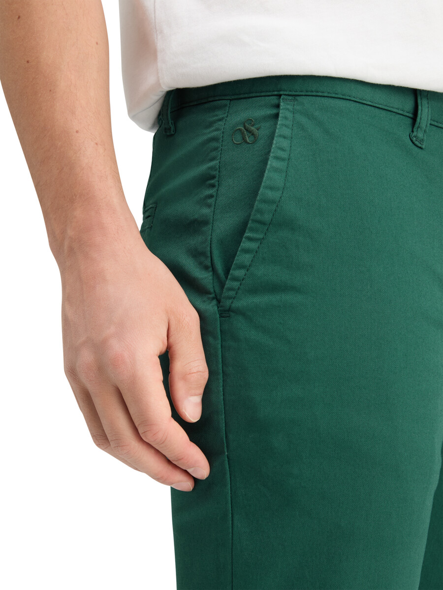 essentials - chino in twill di cotone elasticizzato mott