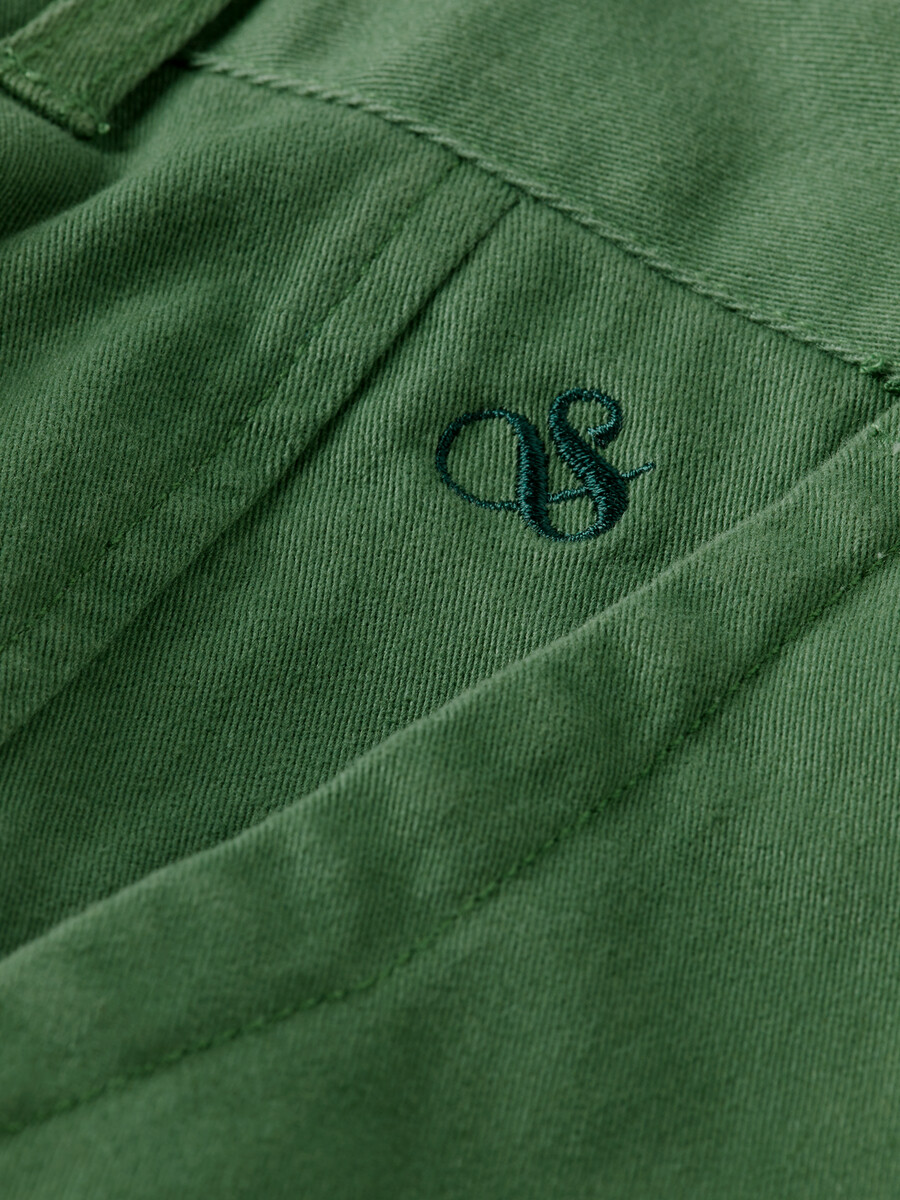 chino in misto cotone lavato stuart