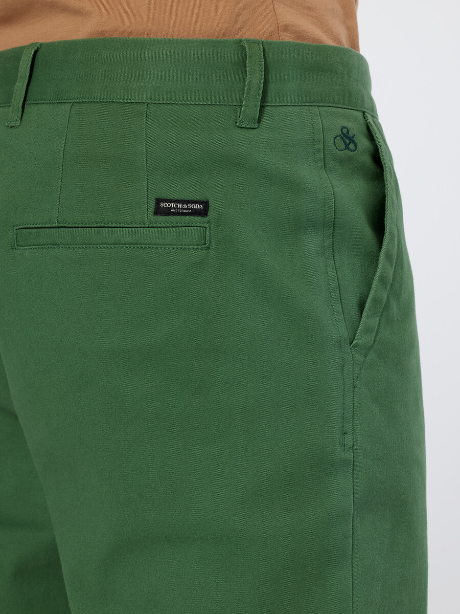 chino in misto cotone lavato stuart