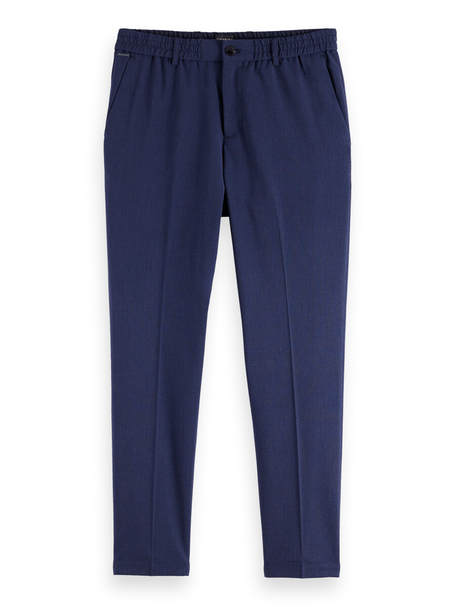 pantaloni da jogging in seersucker a quadri finch