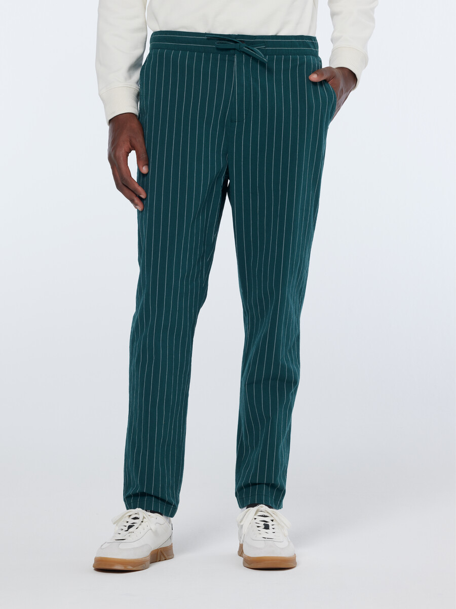 jogger sportivo a righe in misto cotone preferito
