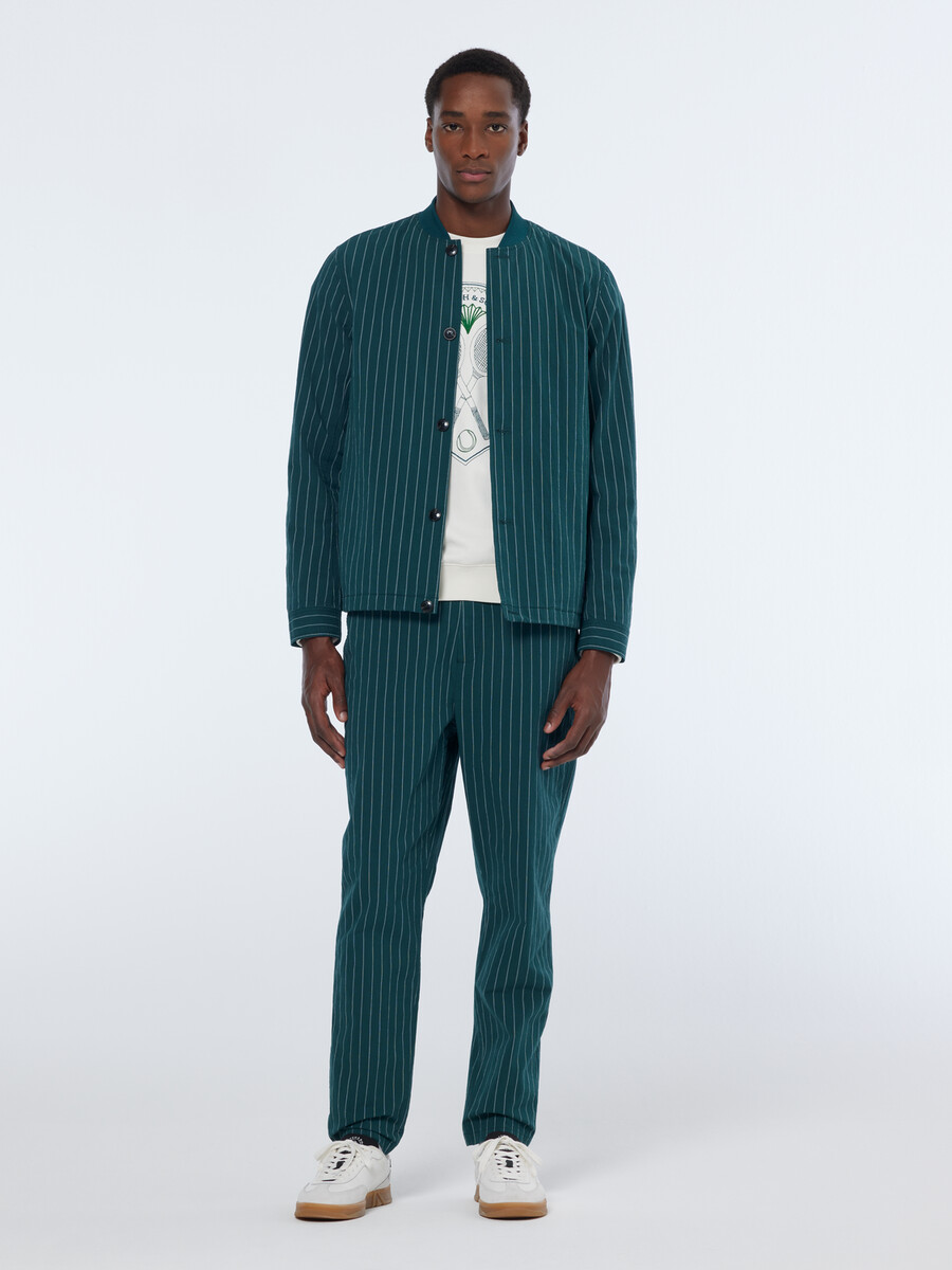 jogger sportivo a righe in misto cotone preferito
