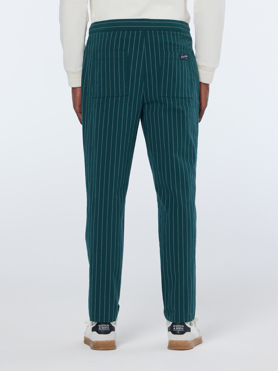 jogger sportivo a righe in misto cotone preferito