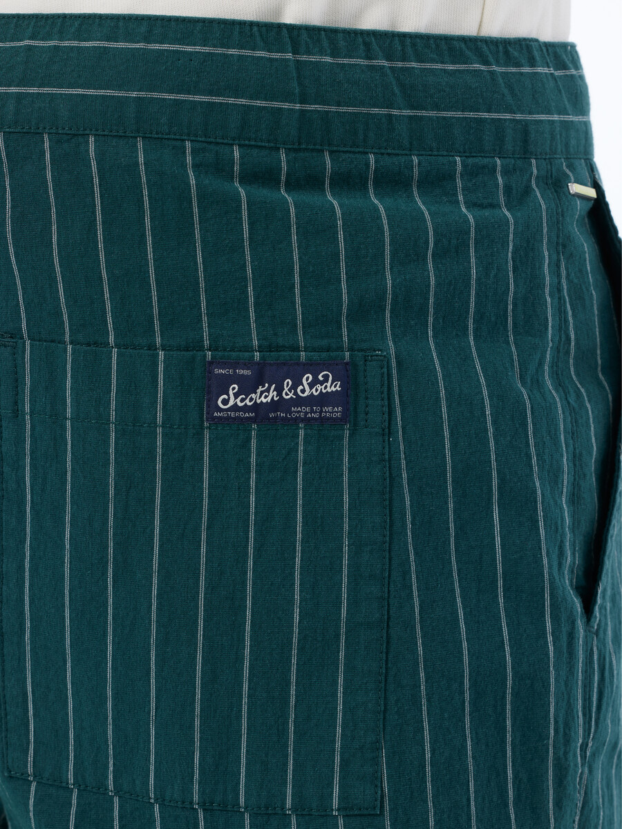 jogger sportivo a righe in misto cotone preferito