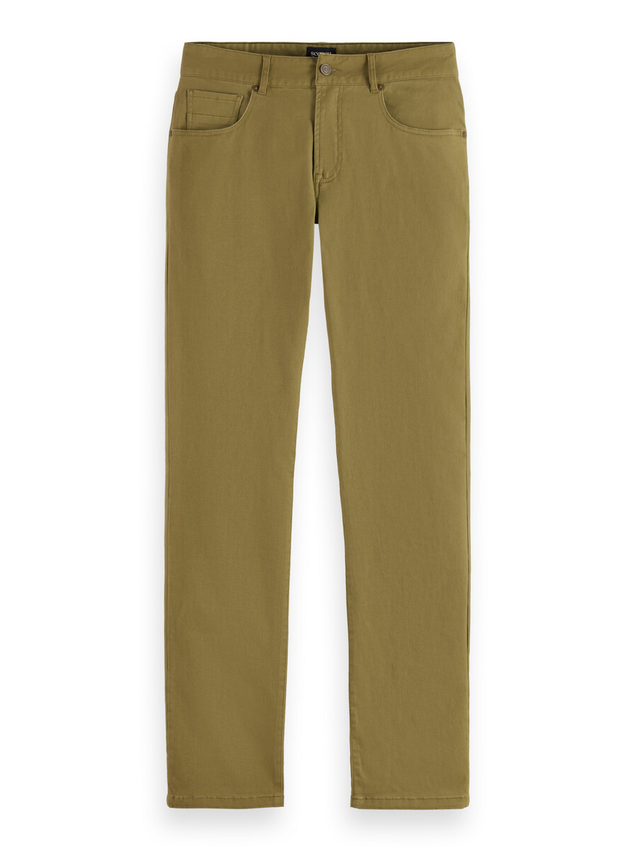 pantaloni chino in misto cotone lavato ralston