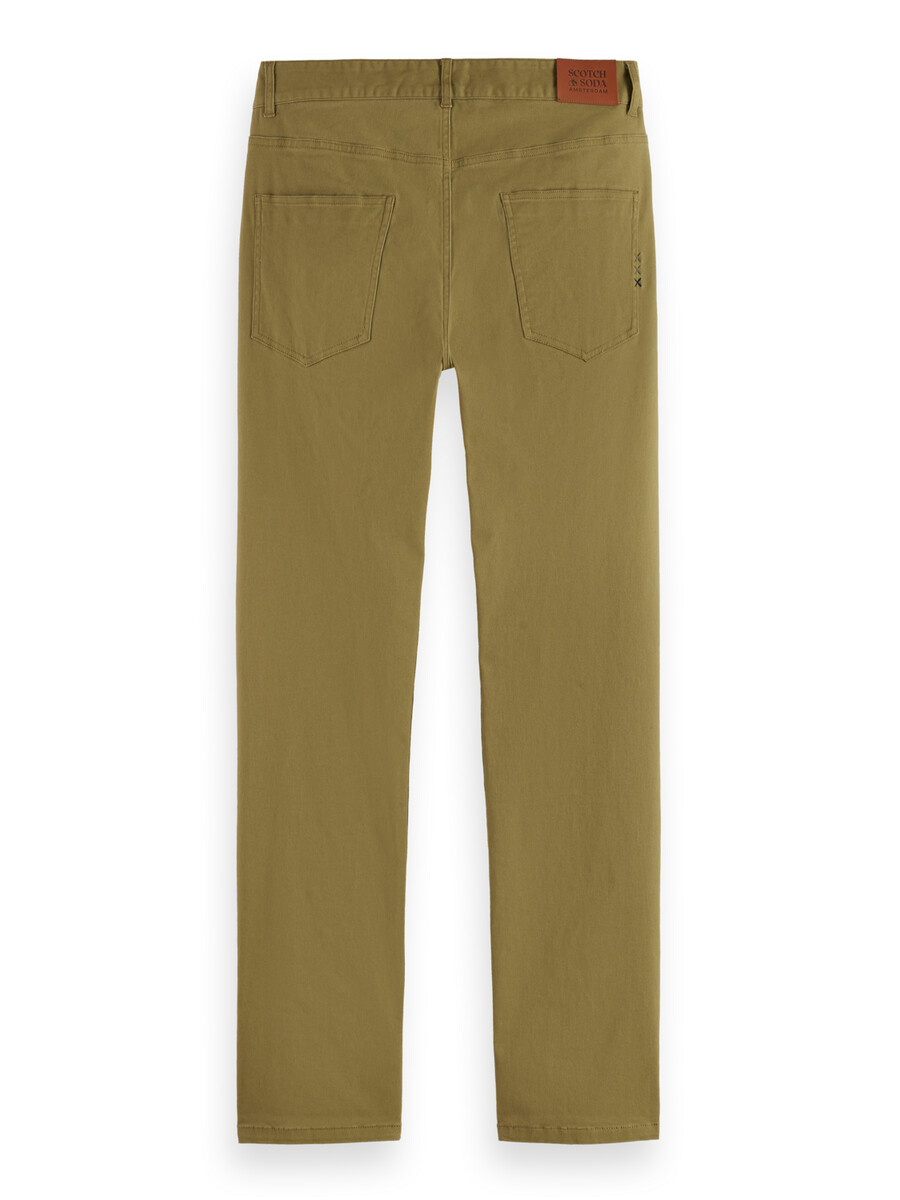 pantaloni chino in misto cotone lavato ralston