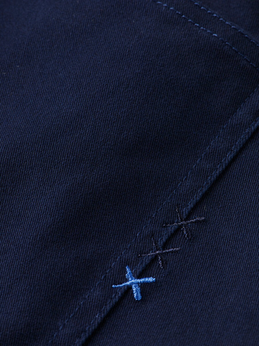 chino 5 tasche in misto cotone lavato ralston