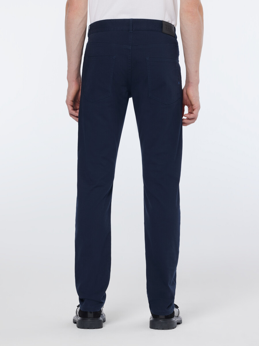 chino 5 tasche in misto cotone lavato ralston