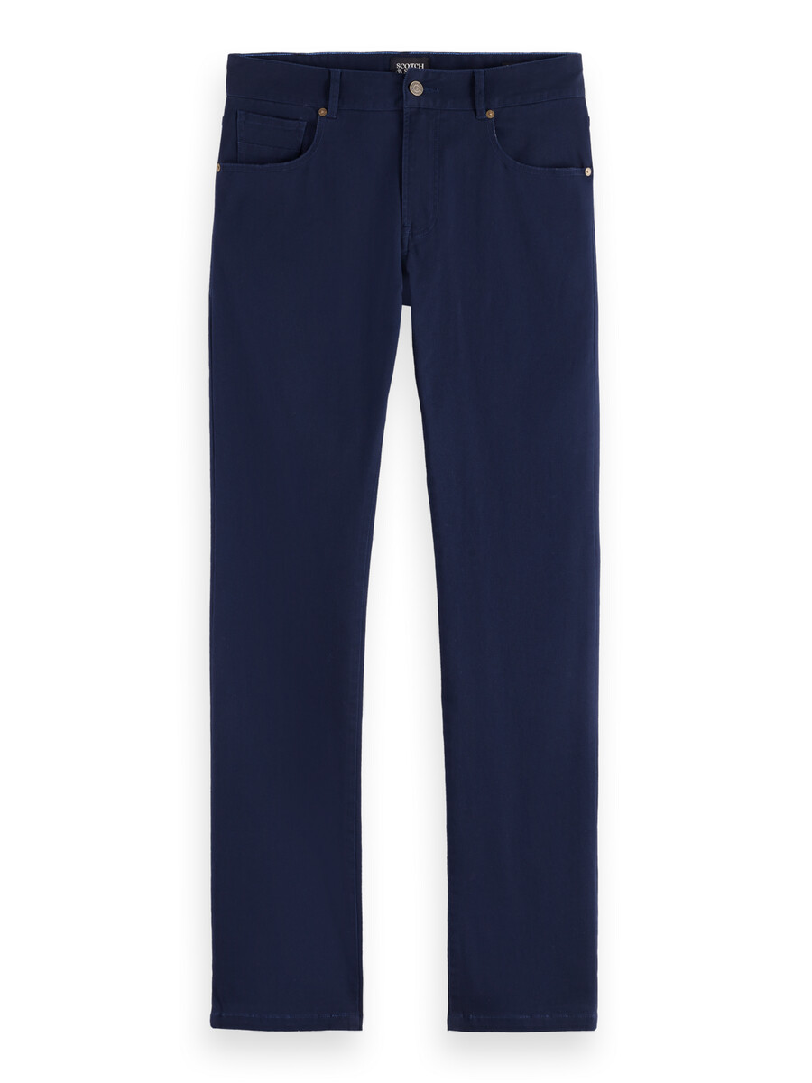 chino 5 tasche in misto cotone lavato ralston