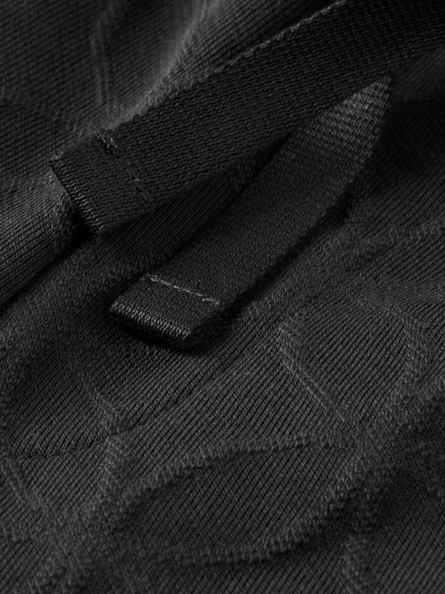 pantaloni della tuta in spugna jacquard dal taglio dritto e rilassato
