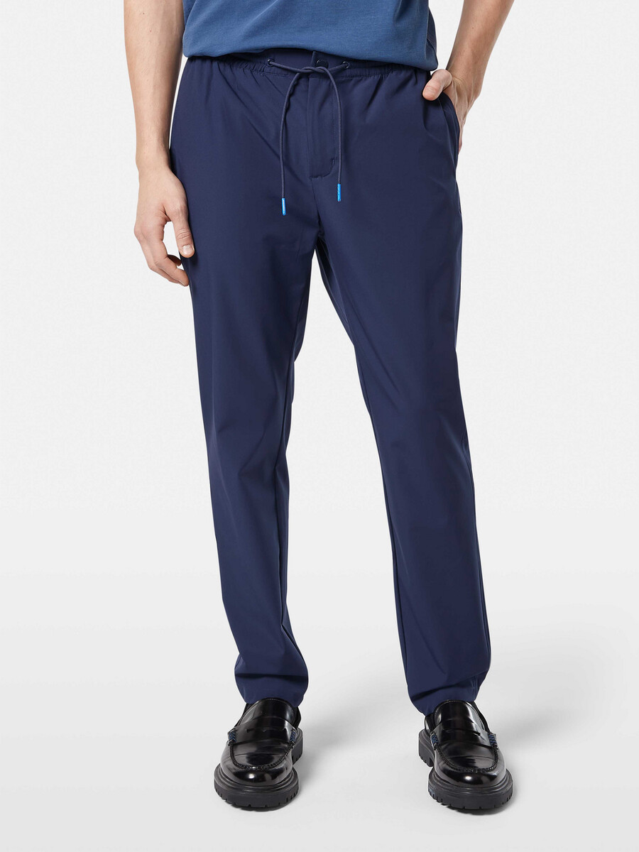 pantaloni da jogging warren stretch in misto nylon