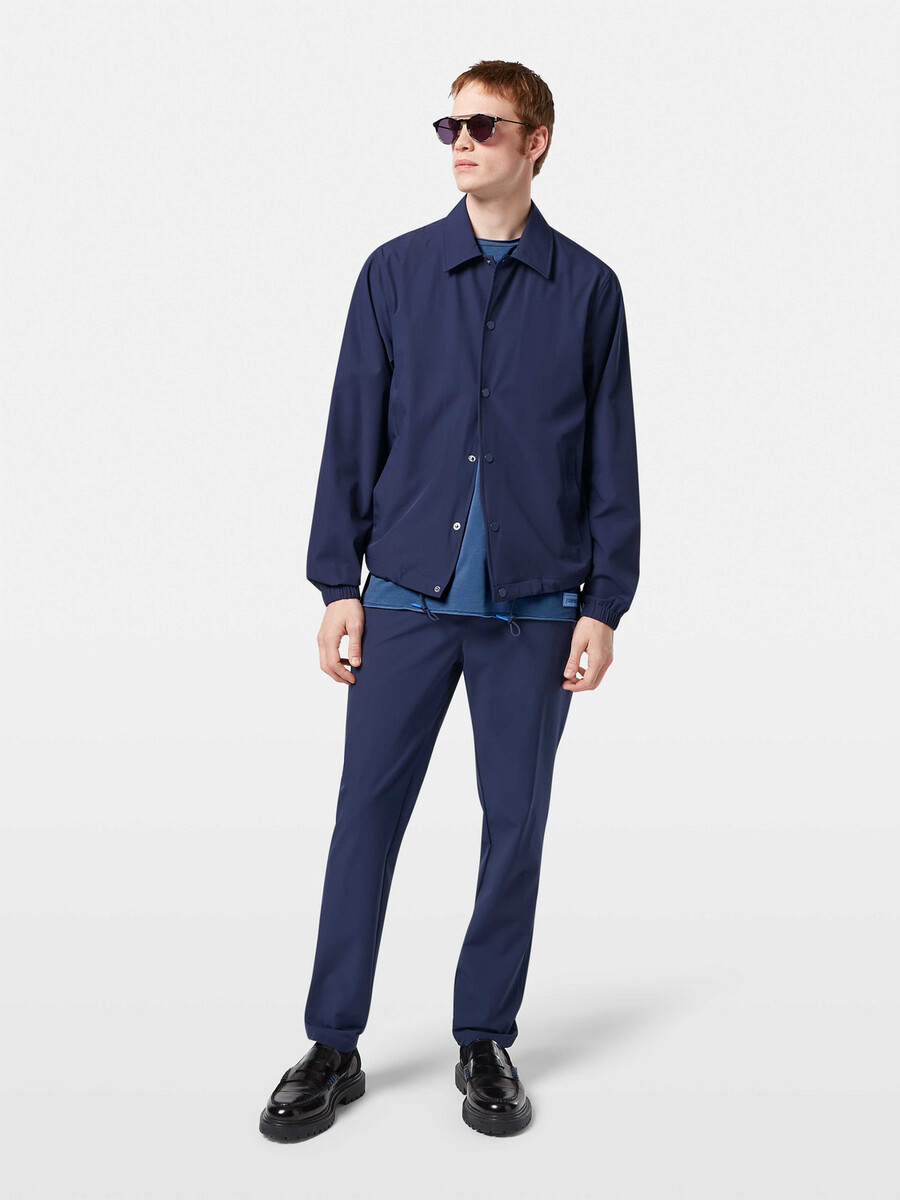 pantaloni da jogging warren stretch in misto nylon