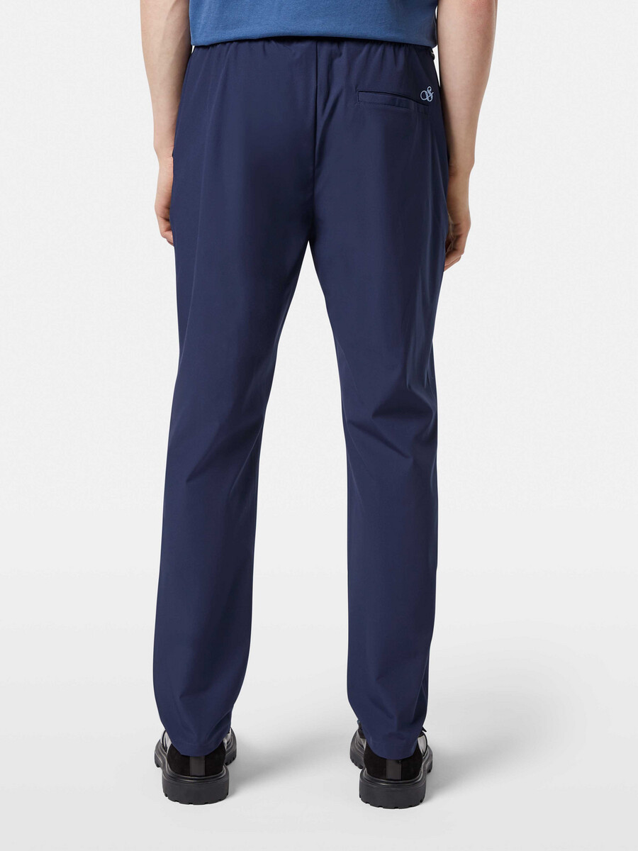pantaloni da jogging warren stretch in misto nylon