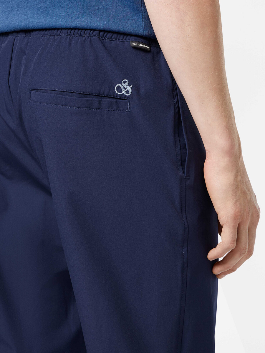 pantaloni da jogging warren stretch in misto nylon