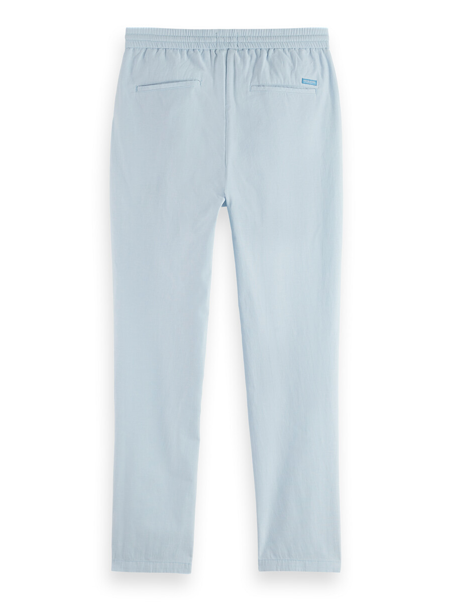 pantaloni da jogging in twill di cotone e lino warren