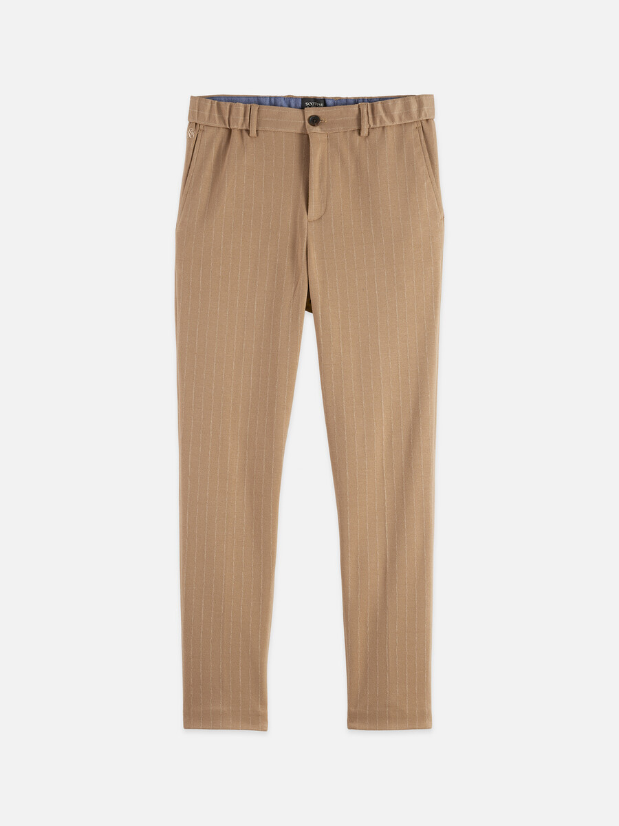 pantaloni da jogging affusolati in jersey tinto in filo finch tailored