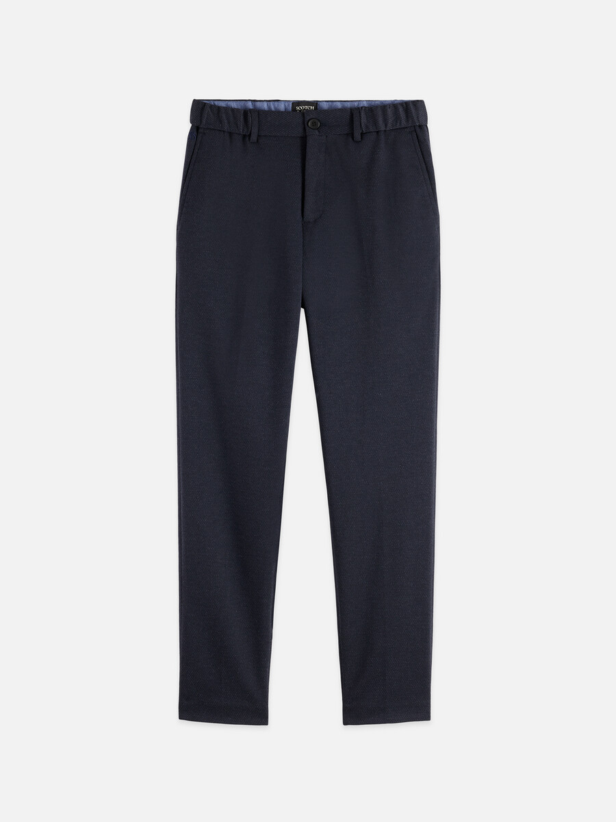 pantaloni da jogging affusolati in jersey tinto in filo finch tailored